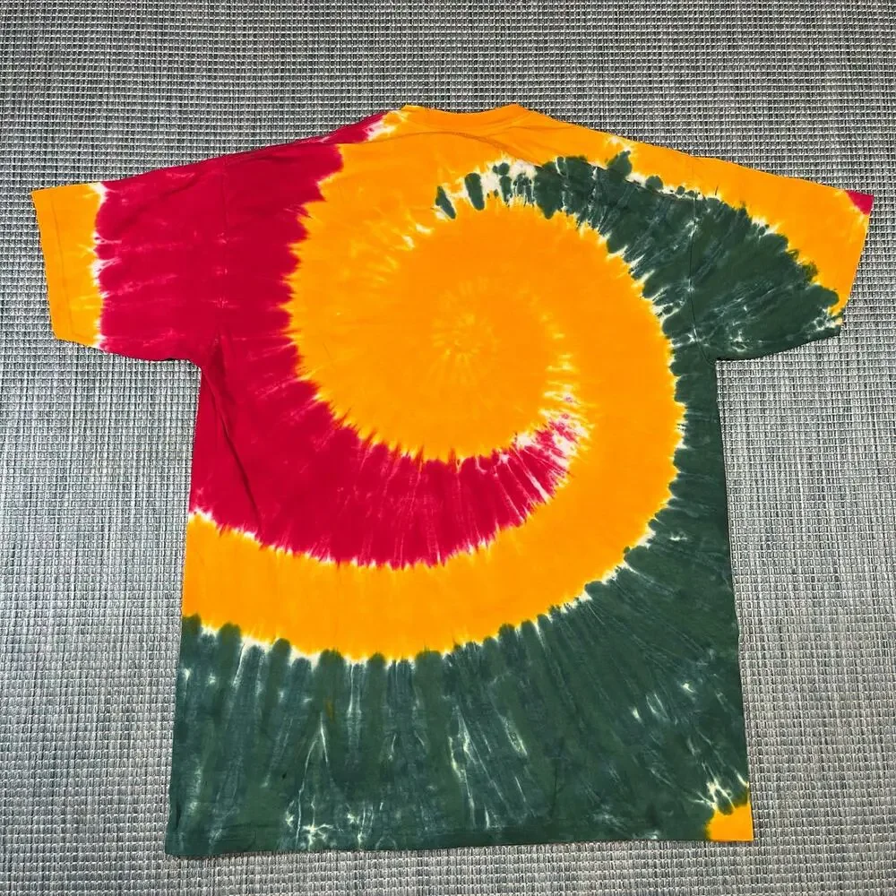 Liquid Blue T-Shirt Tie Dye L-2XL‎ Panama Red 420 Cannabis Stoner Hippie Sativa